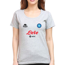 Load image into Gallery viewer, Napoli 2021-22 T-Shirt for Women-Grey Melange-Ektarfa.online
