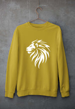 Load image into Gallery viewer, Lion Unisex Sweatshirt for Men/Women-Mustard Yellow-Ektarfa.online
