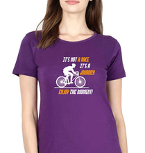 Load image into Gallery viewer, Cycling T-Shirt for Women-Purple-Ektarfa.online
