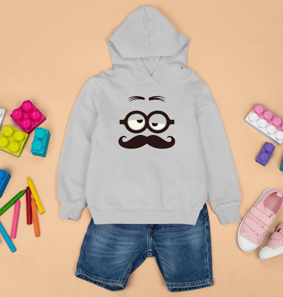 Minion Kids Hoodie for Boy/Girl-Grey-Ektarfa.online
