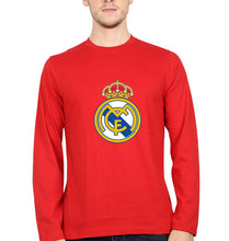 Load image into Gallery viewer, Real Madrid Full Sleeves T-Shirt for Men-Red-Ektarfa.online
