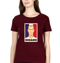 Load image into Gallery viewer, Zidane T-Shirt for Women-Maroon-Ektarfa.online
