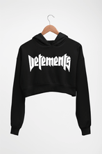 Load image into Gallery viewer, Vetements Crop HOODIE FOR WOMEN-Black-Ektarfa.online

