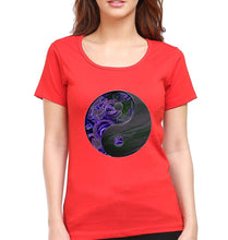 Load image into Gallery viewer, Yin Yang T-Shirt for Women-Red-Ektarfa.online
