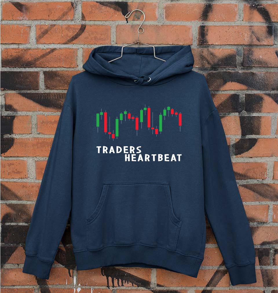 Trader Share Market Unisex Hoodie for Men/Women-S(40 Inches)-Navy Blue-Ektarfa.online