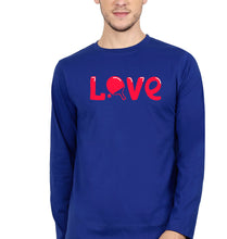 Load image into Gallery viewer, Love Table Tennis (TT) Full Sleeves T-Shirt for Men-Royal Blue-Ektarfa.online
