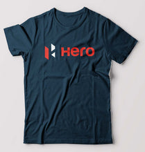Load image into Gallery viewer, Hero MotoCorp T-Shirt for Men-Petrol Blue-Ektarfa.online
