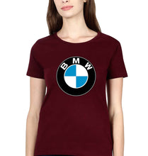 Load image into Gallery viewer, BMW T-Shirt for Women-Maroon-Ektarfa.online
