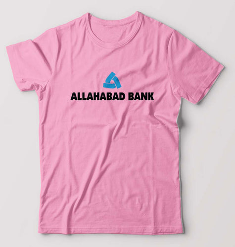 Allahabad Bank T-Shirt for Men-Light Baby Pink-Ektarfa.online