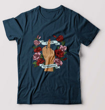 Load image into Gallery viewer, Fuck Patriarchy T-Shirt for Men-Petrol Blue-Ektarfa.online
