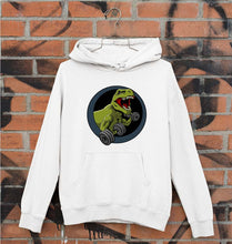 Load image into Gallery viewer, Angry T-Rex Gym Unisex Hoodie for Men/Women-White-Ektarfa.online
