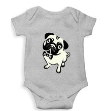 Load image into Gallery viewer, Pug Dog Kids Romper For Baby Boy/Girl-0-5 Months(18 Inches)-Grey-Ektarfa.online
