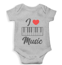 Load image into Gallery viewer, Love Music Piano Kids Romper For Baby Boy/Girl-Grey-Ektarfa.online
