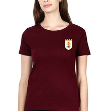 Load image into Gallery viewer, Uruguay Football T-Shirt for Women-Maroon-Ektarfa.online
