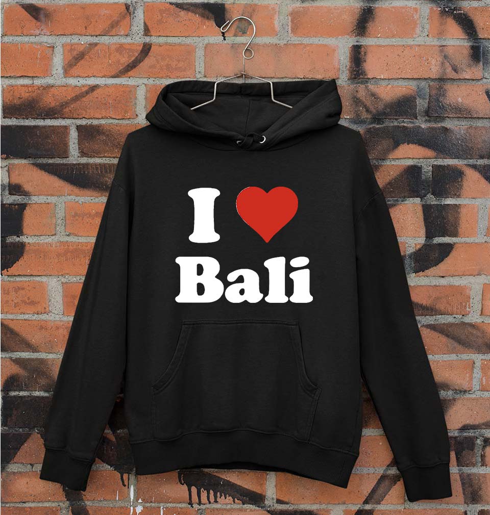I Love Bali Unisex Hoodie for Men/Women-Black-Ektarfa.online