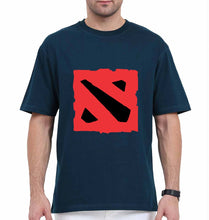 Load image into Gallery viewer, Dota Oversized T-Shirt for Men-Petrol Blue-Ektarfa.online

