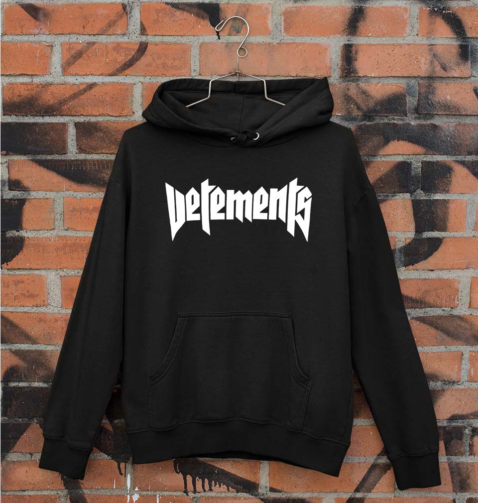 Vetements Unisex Hoodie for Men/Women-Black-Ektarfa.online