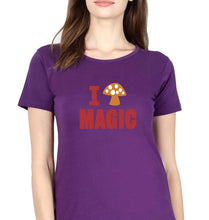Load image into Gallery viewer, Mushroom T-Shirt for Women-Purple-Ektarfa.online
