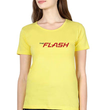 Load image into Gallery viewer, Flash Superhero T-Shirt for Women-Yellow-Ektarfa.online
