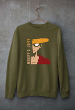 Load image into Gallery viewer, Monkey D. Luffy Unisex Sweatshirt for Men/Women-Olive Green-Ektarfa.online
