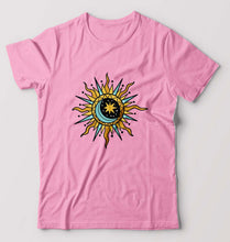 Load image into Gallery viewer, Psychedelic Chakra T-Shirt for Men-Light Baby Pink-Ektarfa.online
