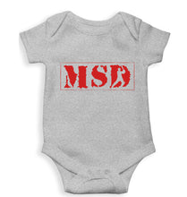 Load image into Gallery viewer, MS Dhoni (MSD) Kids Romper For Baby Boy/Girl-Grey-Ektarfa.online
