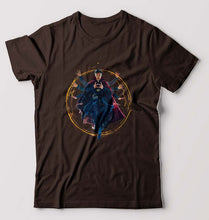 Load image into Gallery viewer, Doctor Strange Superhero T-Shirt for Men-S(38 Inches)-Coffee Brown-Ektarfa.online
