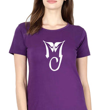 Load image into Gallery viewer, Michael Jackson (MJ) T-Shirt for Women-Purple-Ektarfa.online

