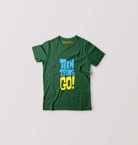 Teen Titans Go! Kids T-Shirt for Boy/Girl-Dark Green-Ektarfa.online