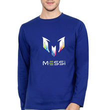 Load image into Gallery viewer, Messi Full Sleeves T-Shirt for Men-Royal Blue-Ektarfa.online
