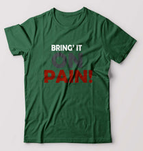 Load image into Gallery viewer, Gym Pain T-Shirt for Men-Bottle Green-Ektarfa.online
