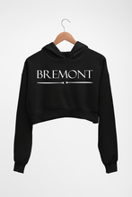 Load image into Gallery viewer, Bremont Crop HOODIE FOR WOMEN-Black-Ektarfa.online
