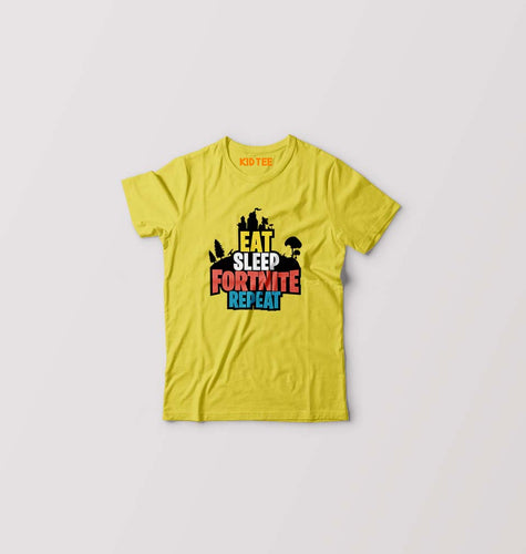 Fortnite Kids T-Shirt for Boy/Girl-Yellow-Ektarfa.online