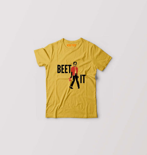 Dwight Schrute Kids T-Shirt for Boy/Girl-Golden Yellow-Ektarfa.online