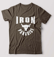 Load image into Gallery viewer, Iron Paradise T-Shirt for Men-Olive Green-Ektarfa.online
