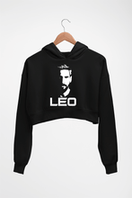 Load image into Gallery viewer, Lionel Messi Crop HOODIE FOR WOMEN-Black-Ektarfa.online
