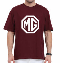 Load image into Gallery viewer, Morris Garages(MG) Oversized T-Shirt for Men-Maroon-Ektarfa.online
