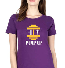 Load image into Gallery viewer, Fit Gym T-Shirt for Women-Purple-Ektarfa.online
