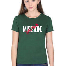Load image into Gallery viewer, Mission Impossible (MI) T-Shirt for Women-Dark Green-Ektarfa.online

