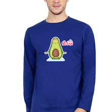 Load image into Gallery viewer, Avocado Relax Full Sleeves T-Shirt for Men-Royal blue-Ektarfa.online
