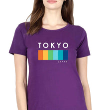 Load image into Gallery viewer, Tokyo Japan T-Shirt for Women-Purple-Ektarfa.online
