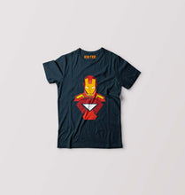 Load image into Gallery viewer, Iron Man Kids T-Shirt for Boy/Girl-Petrol blue-Ektarfa.online
