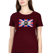 Load image into Gallery viewer, Mini Cooper T-Shirt for Women-Maroon-Ektarfa.online
