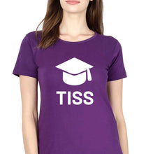 Load image into Gallery viewer, Tata Institute of Social Sciences (TISS) T-Shirt for Women-Purple-Ektarfa.online
