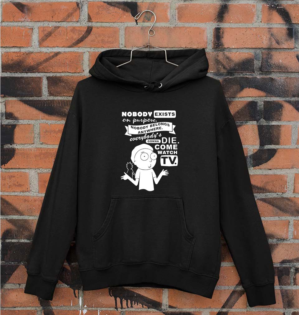 Rick and Morty Unisex Hoodie for Men/Women-Black-Ektarfa.online