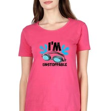 Load image into Gallery viewer, Swimming T-Shirt for Women-Pink-Ektarfa.online
