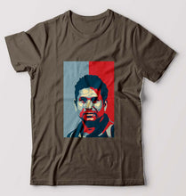 Load image into Gallery viewer, Sachin Tendulkar T-Shirt for Men-Olive Green-Ektarfa.online
