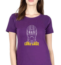 Load image into Gallery viewer, Luke Cage T-Shirt for Women-Purple-Ektarfa.online
