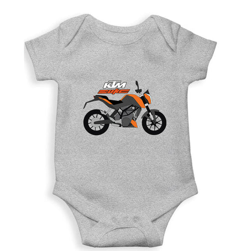 Duke Kids Romper For Baby Boy/Girl-0-5 Months(18 Inches)-Grey-Ektarfa.online