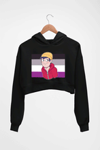 Load image into Gallery viewer, fanart todd chavez Crop HOODIE FOR WOMEN-Black-Ektarfa.online
